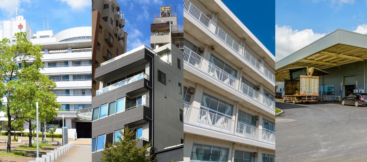 ビル・マンションや学校、病院、工場など多様な建物の改修工事に対応